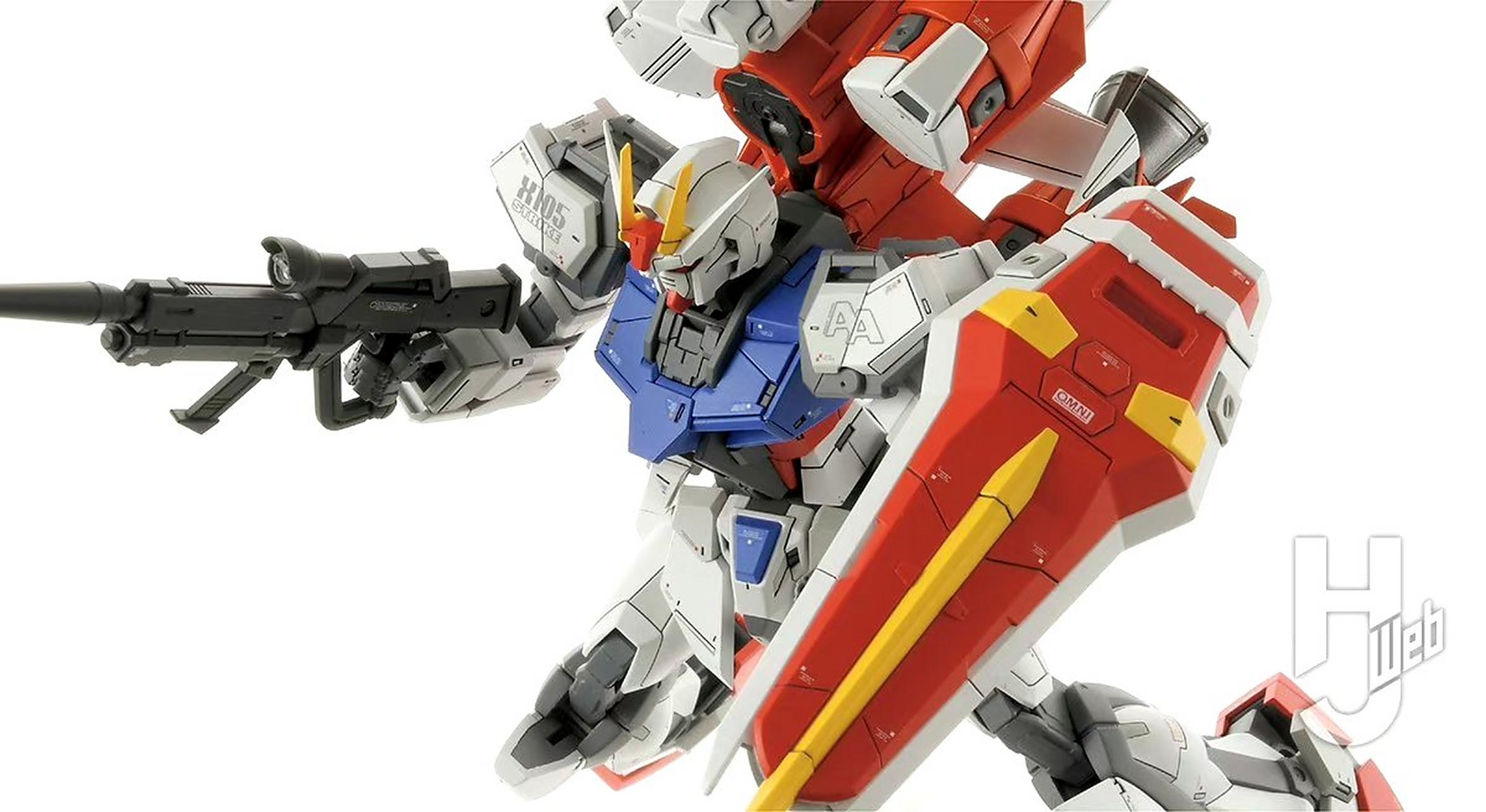 模型欣赏:机动战士高达seed hg 强袭高达 莫比乌斯背包.