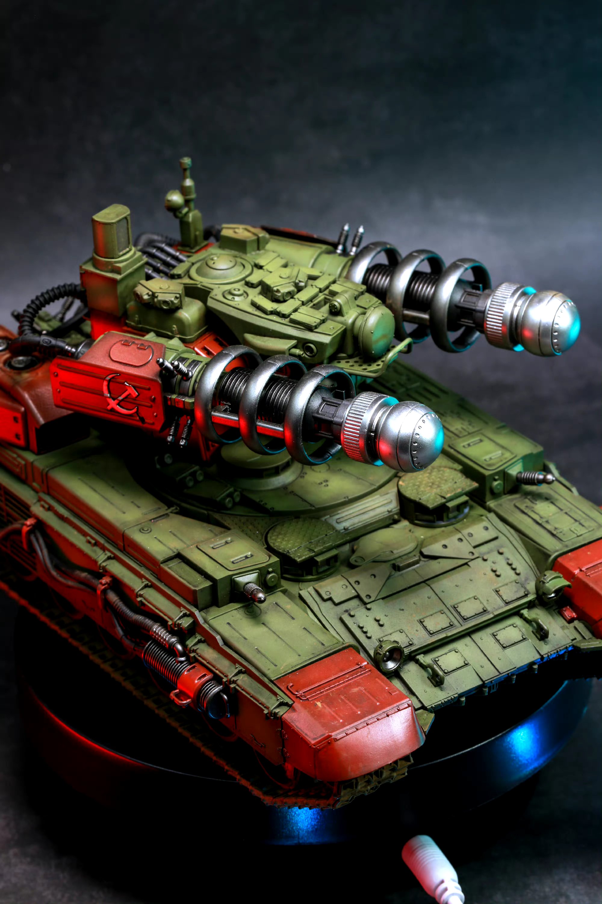 建模欣赏:红色警戒 特斯拉坦克