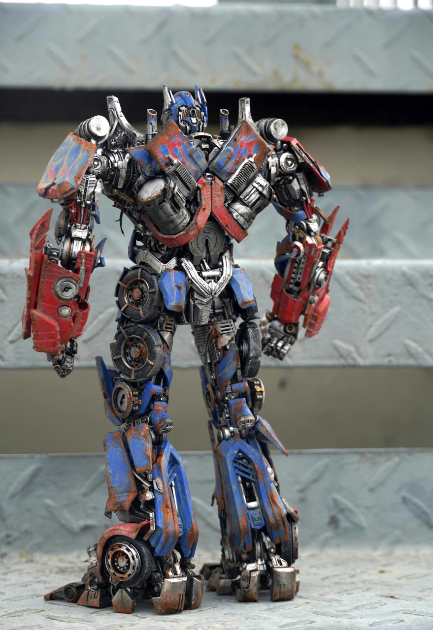 模型欣赏:极创工作室 变形金刚4 隐匿模式擎天柱.