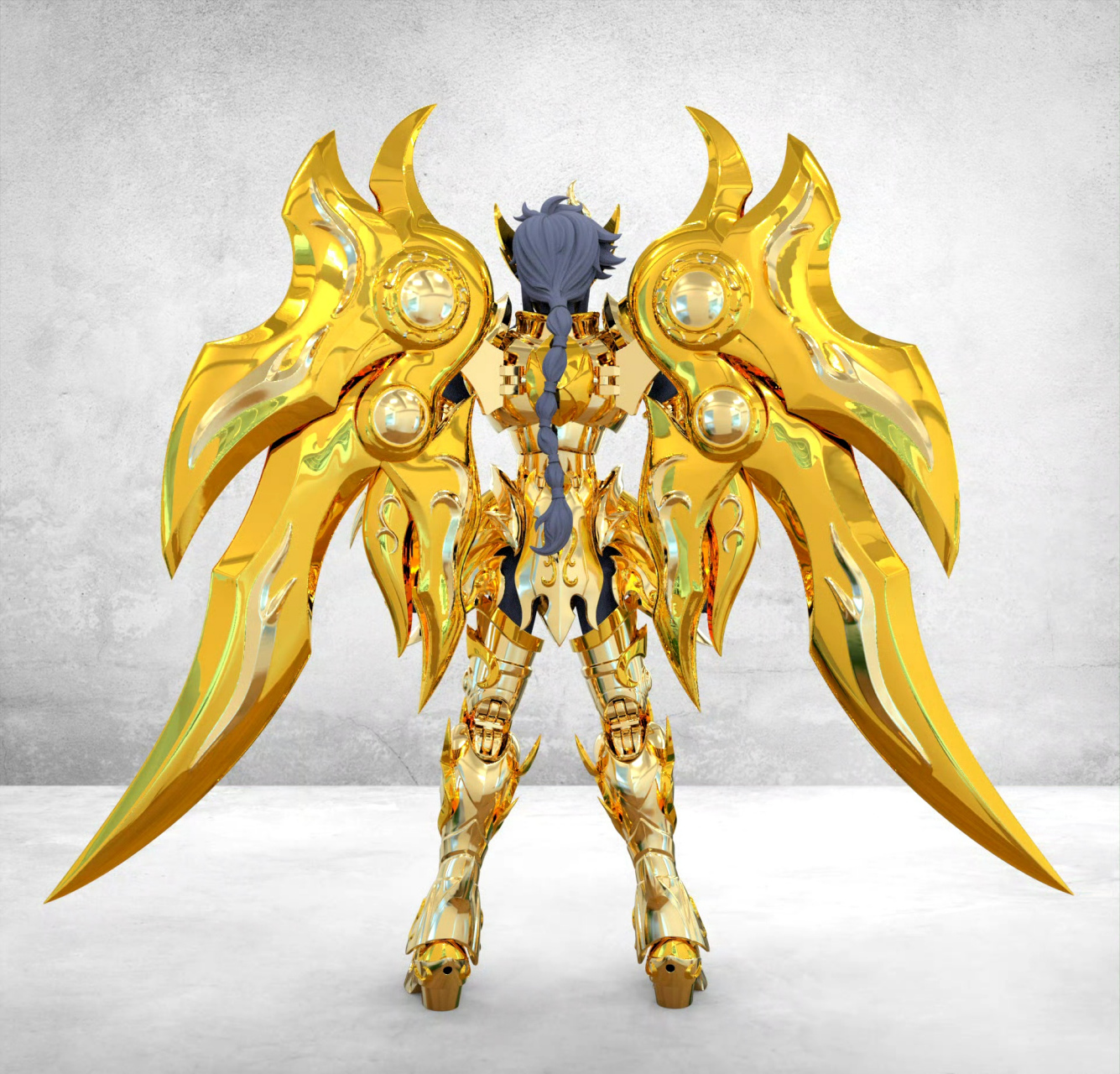 模型欣赏:toypoint 众星起源 天蝎座 黄金圣衣.