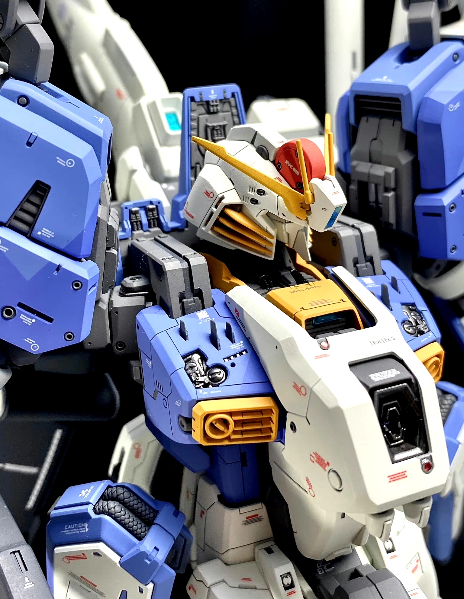 模型欣赏:机动战士高达 mg  msa-0011 ex-s高达,by mashin.