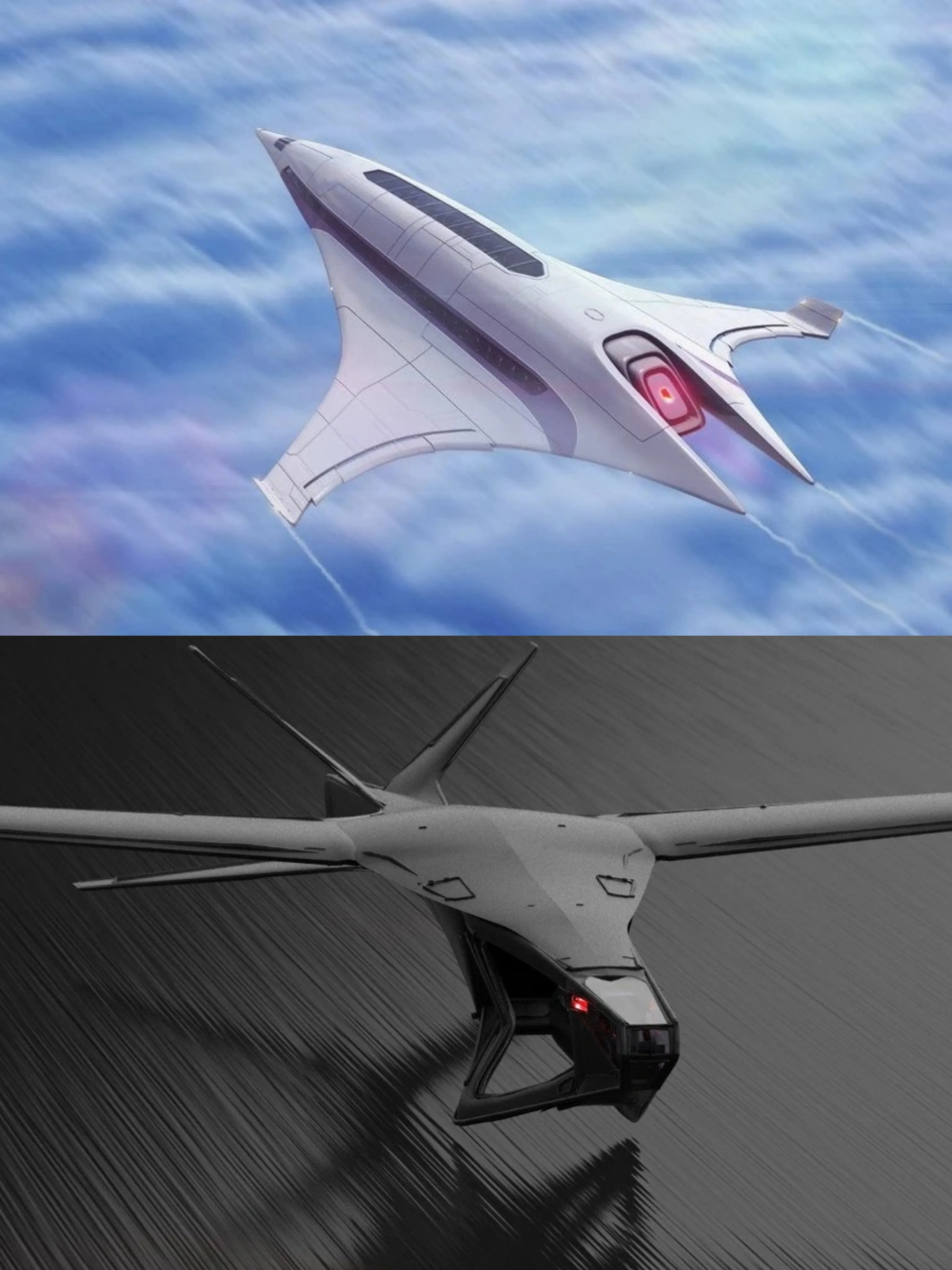 建模欣赏:一组飞行器建模作品,展现了不同动力和风格设计.