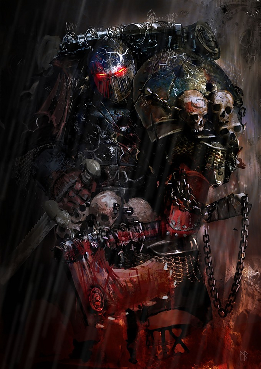 游戏# #插画# #战锤40k