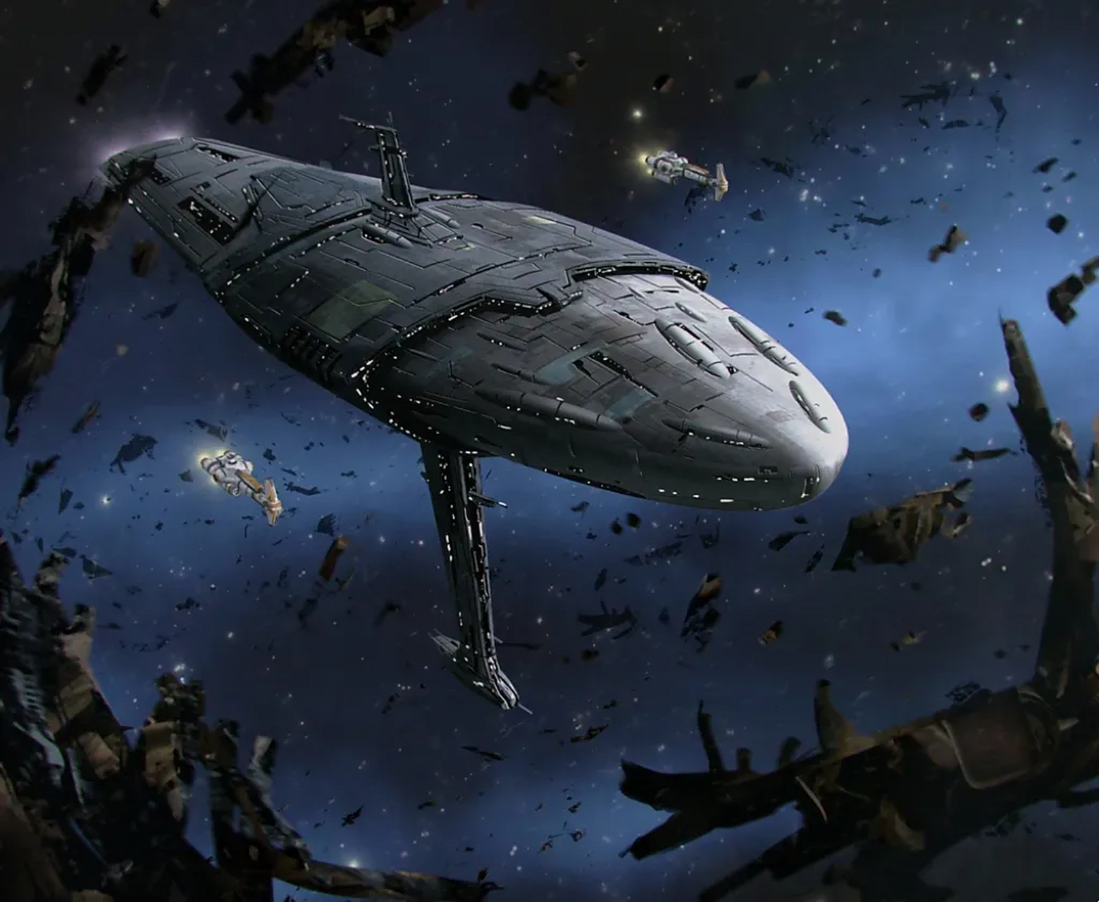 一组《星球大战》战舰与载具欣赏,感谢卢卡斯给我们构建了一个充满