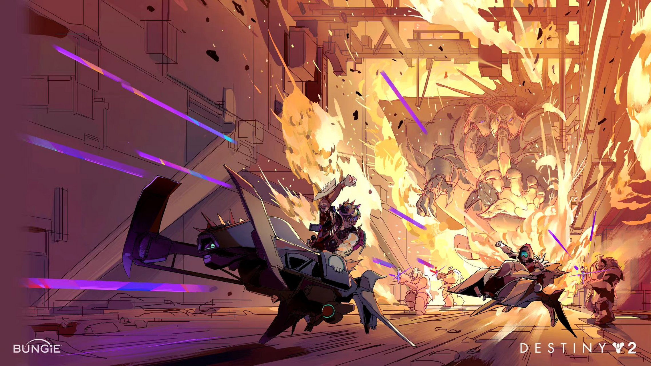 游戏《命运2》场景概念设计欣赏,by gabo garza ​​​.