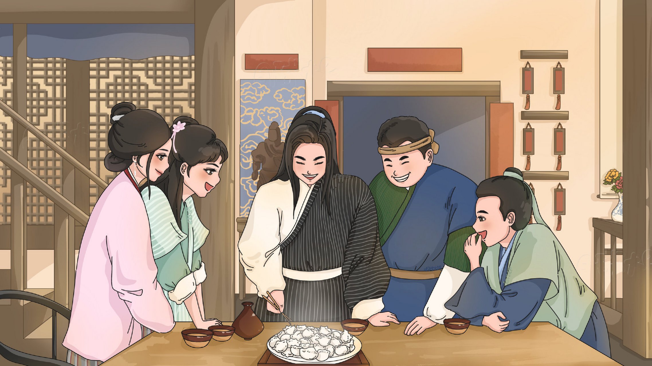 动漫# #插画# #武林外传