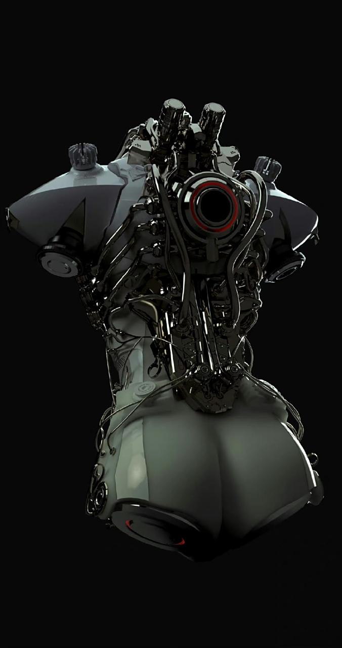 一组科幻风格的机甲与外骨骼设计细节欣赏,充满了科技的细节.