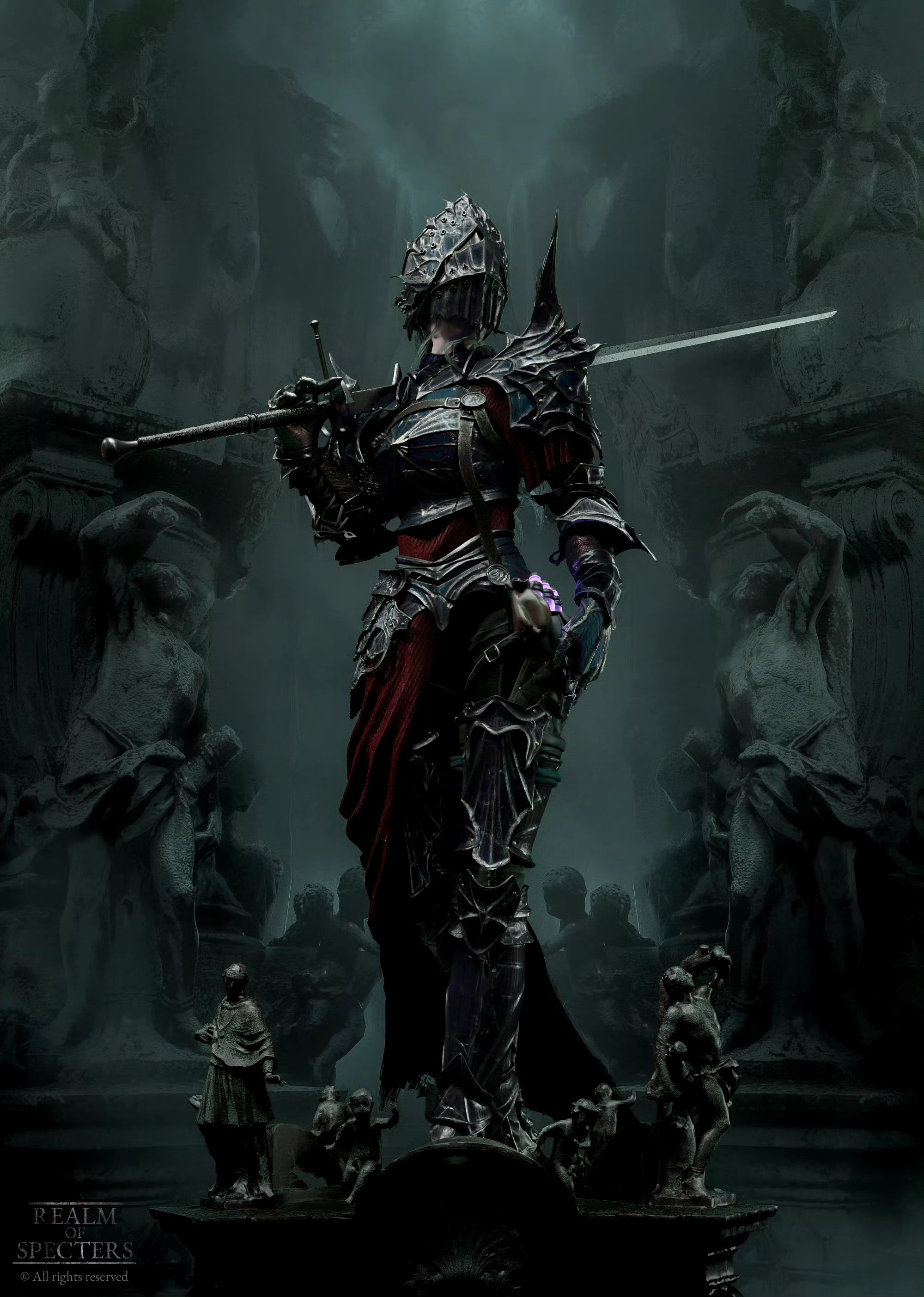 画师evgeny romanov绘制的一组奇幻人物设计插画,结合了欧洲神话元素