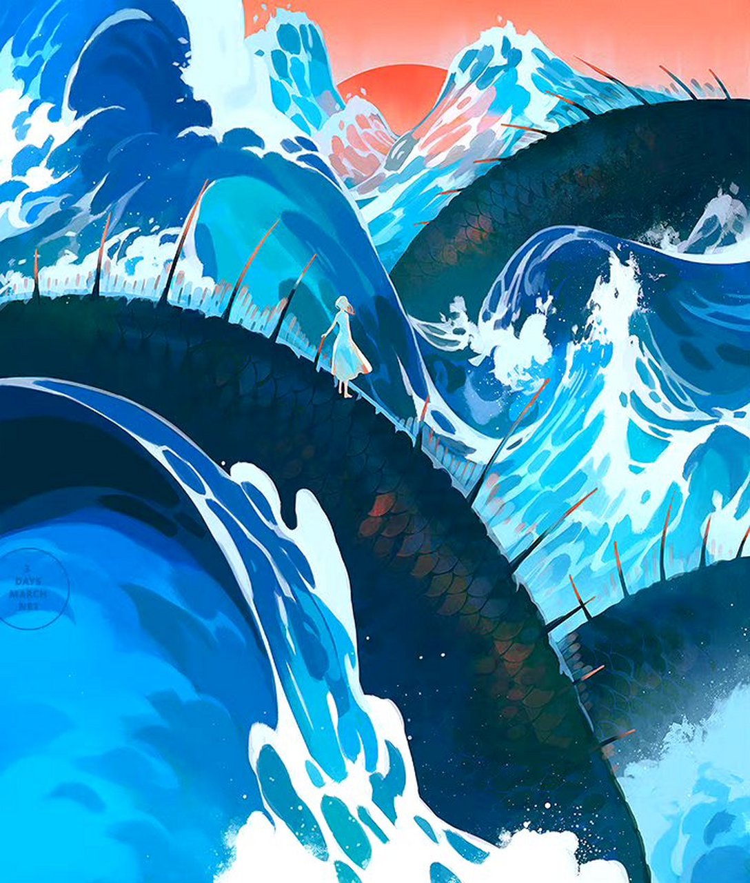 画师loika 67676767奇幻场景作品欣赏,描绘了绚丽唯美的景色.