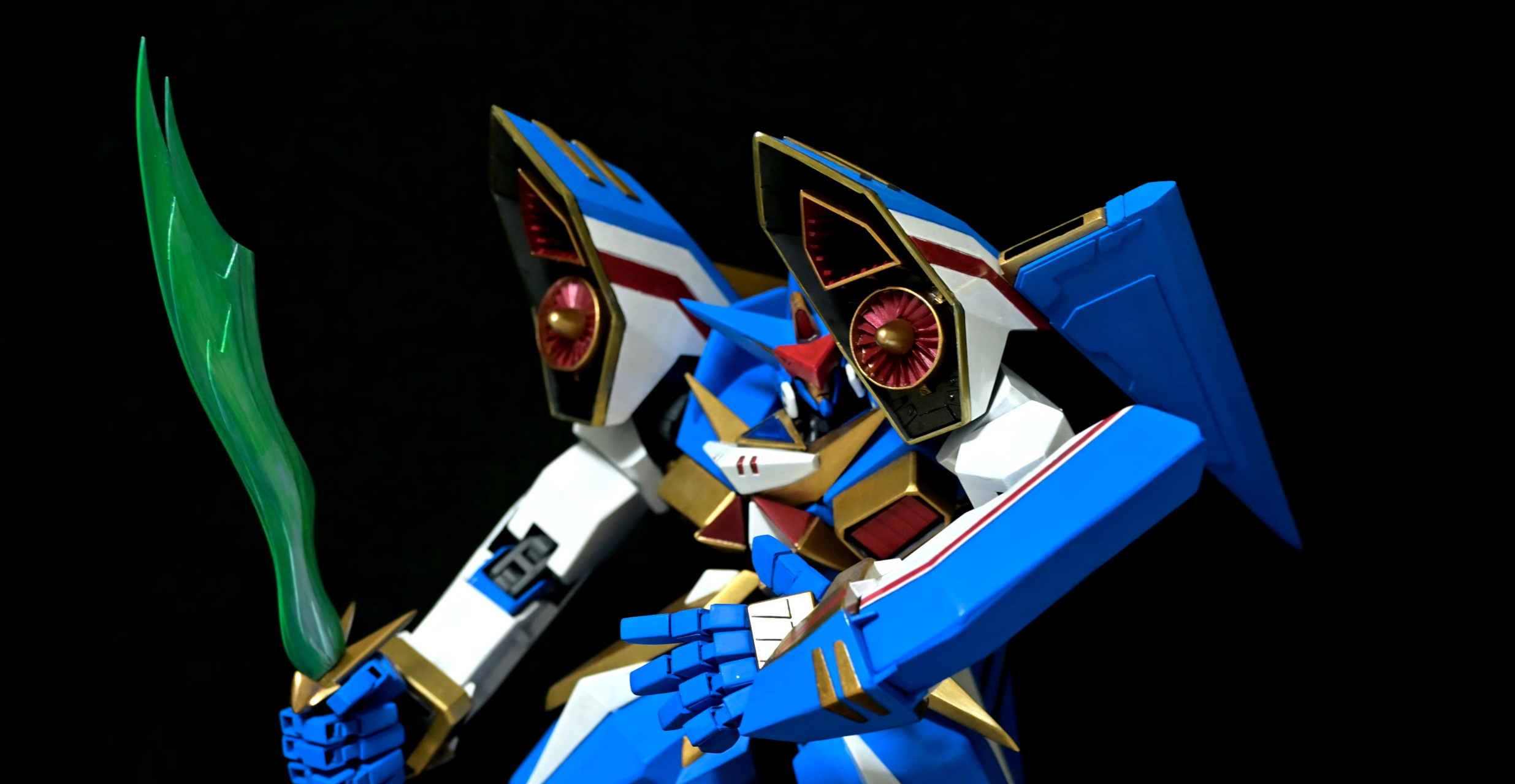 模型欣赏:模型师taraba制作的超级机器人大战 古伦加斯特贰式.