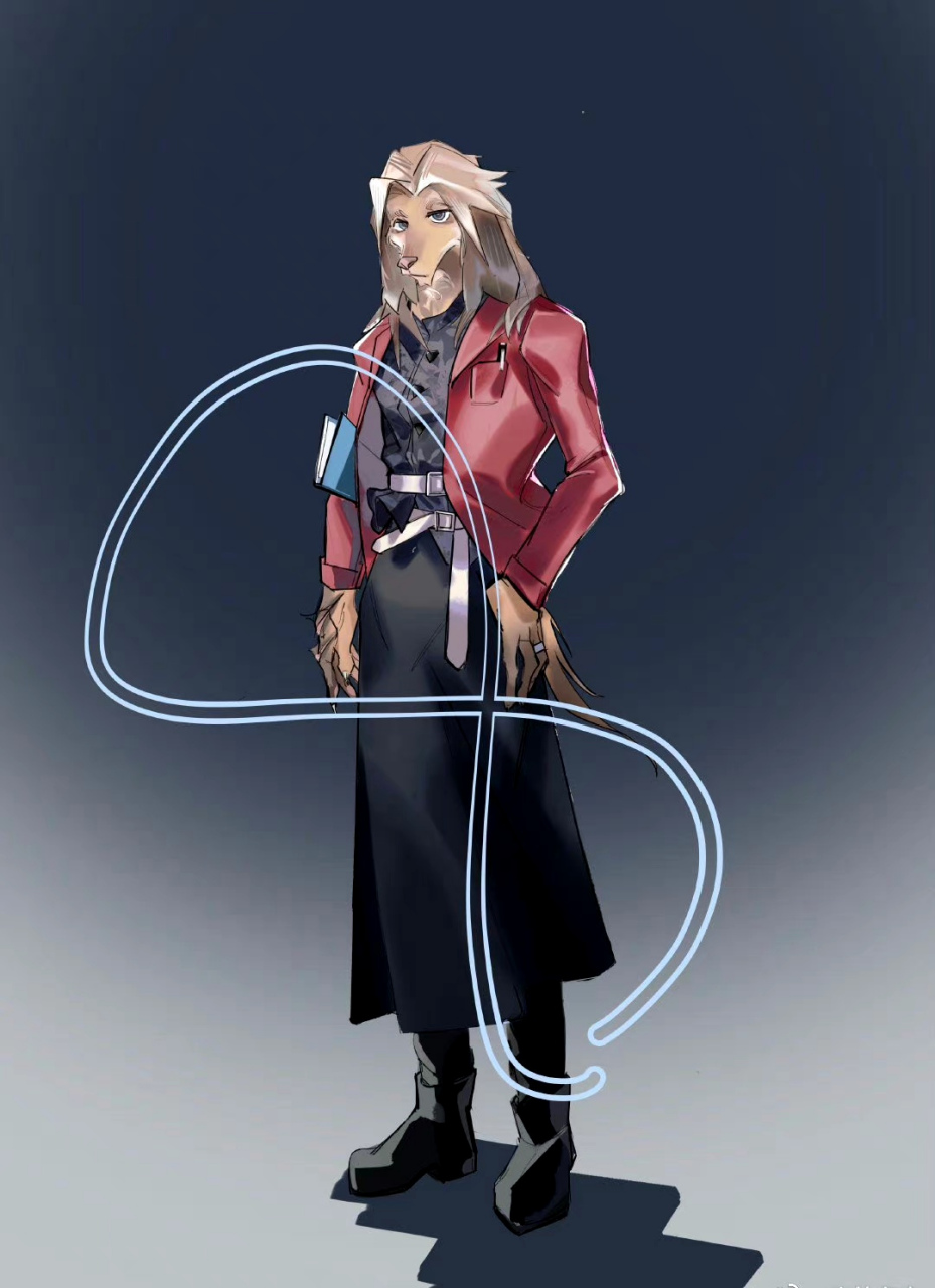 一组帅气的动物拟人插画作品,有疯狂动物城的韵味,by 迷的兔兔.