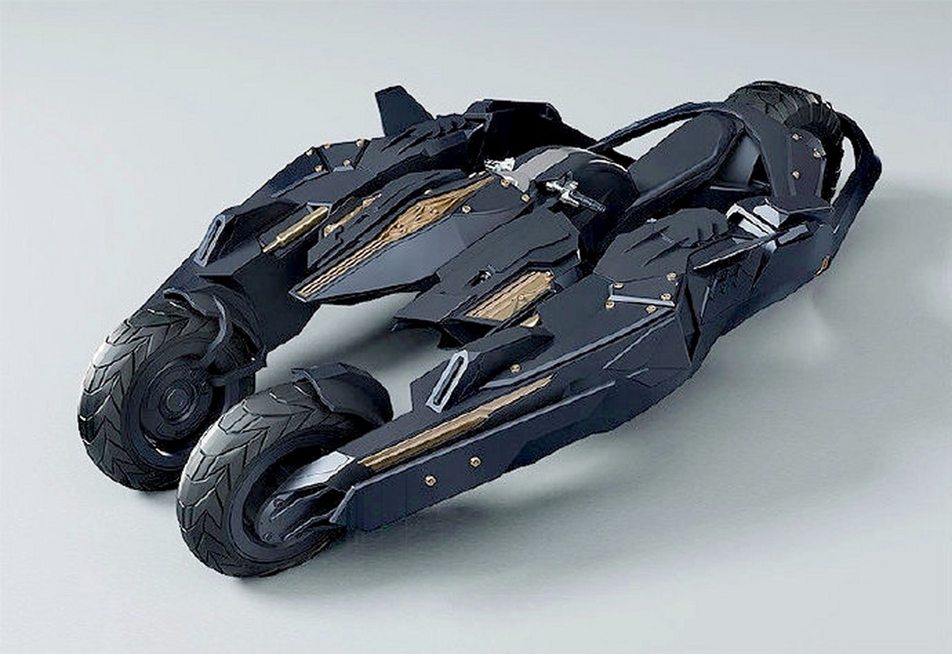 模型欣赏:maxfactory plamax 黑岩射手 黎明降临 黑三轮摩托机车拼装