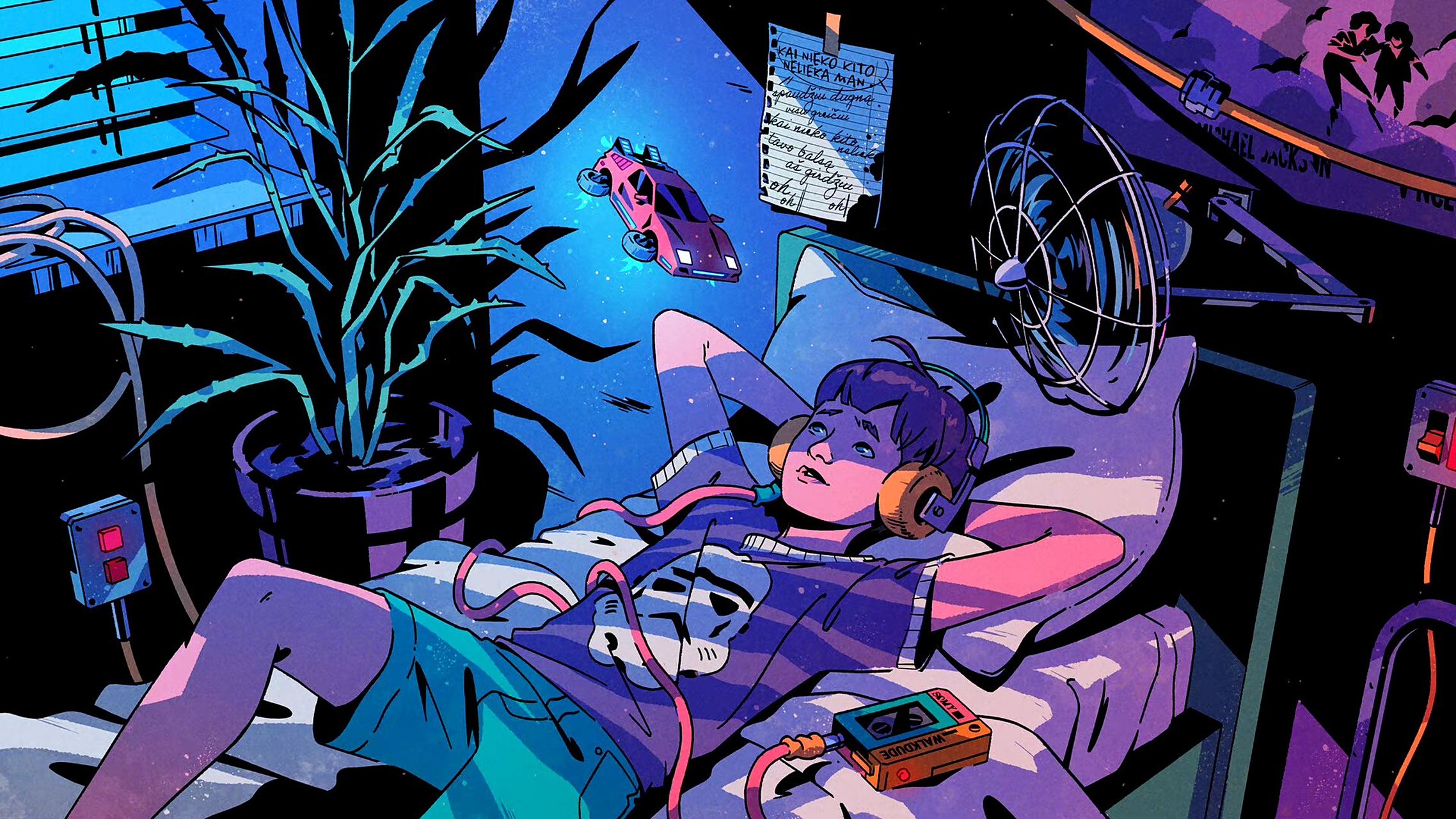 画师pius bak动漫角色场景作品欣赏,想象力与色彩的碰撞.