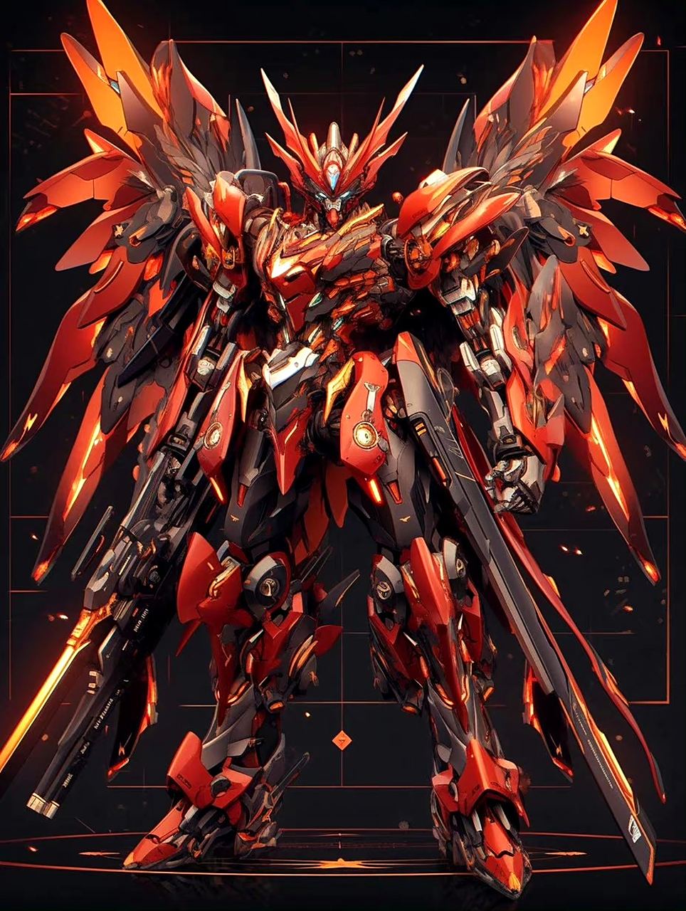 动漫# #插画# #机甲