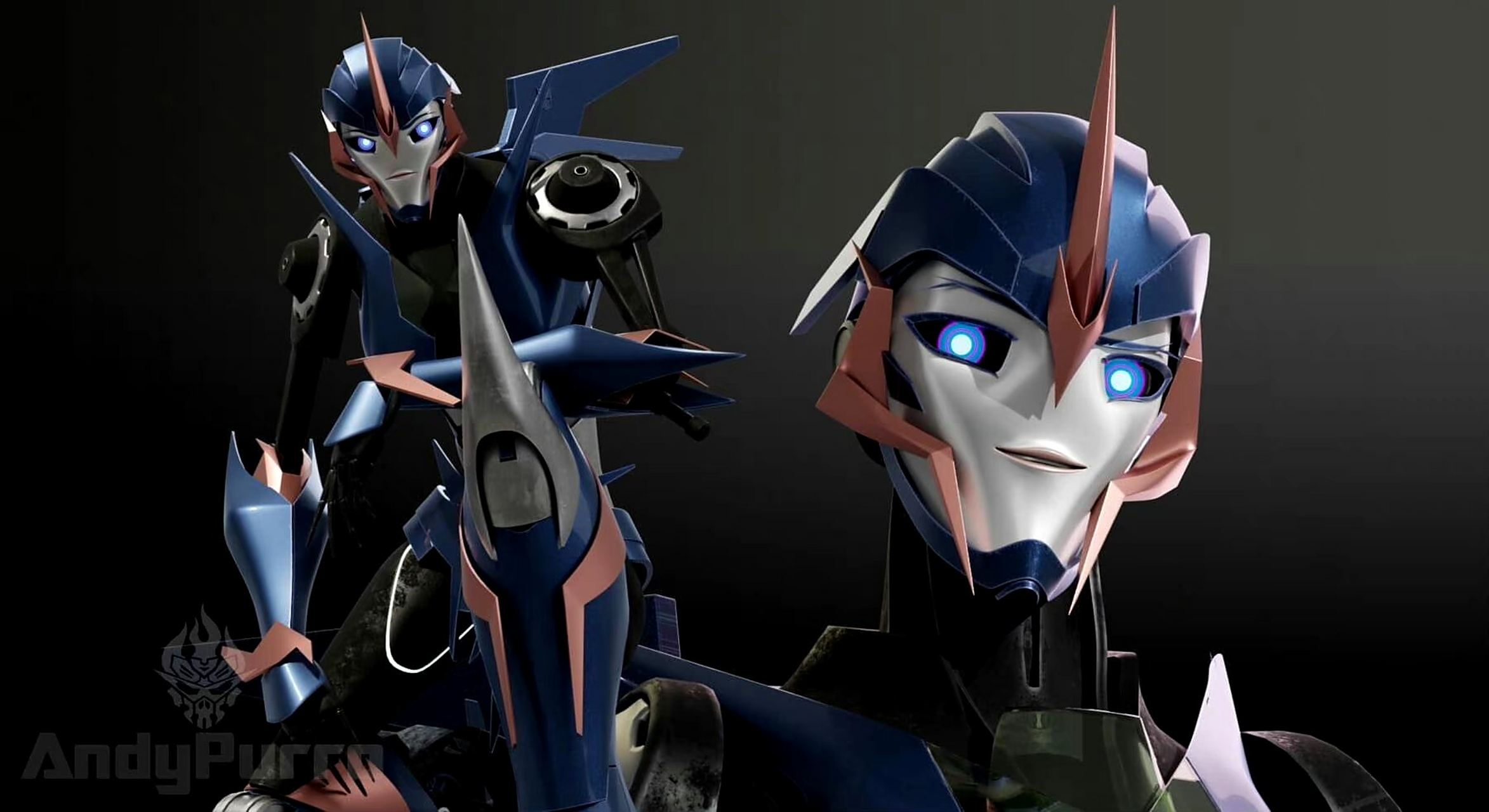 动画《变形金刚:领袖之证》阿尔茜设定建模欣赏,by andy purro.