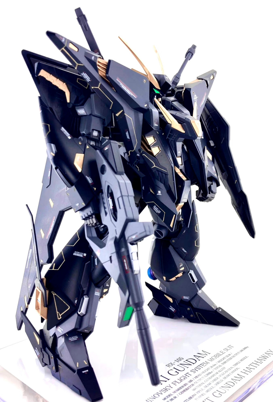 模型欣赏:机动战士高达 闪光的哈萨维hguc rx-105 柯西高达,by delta