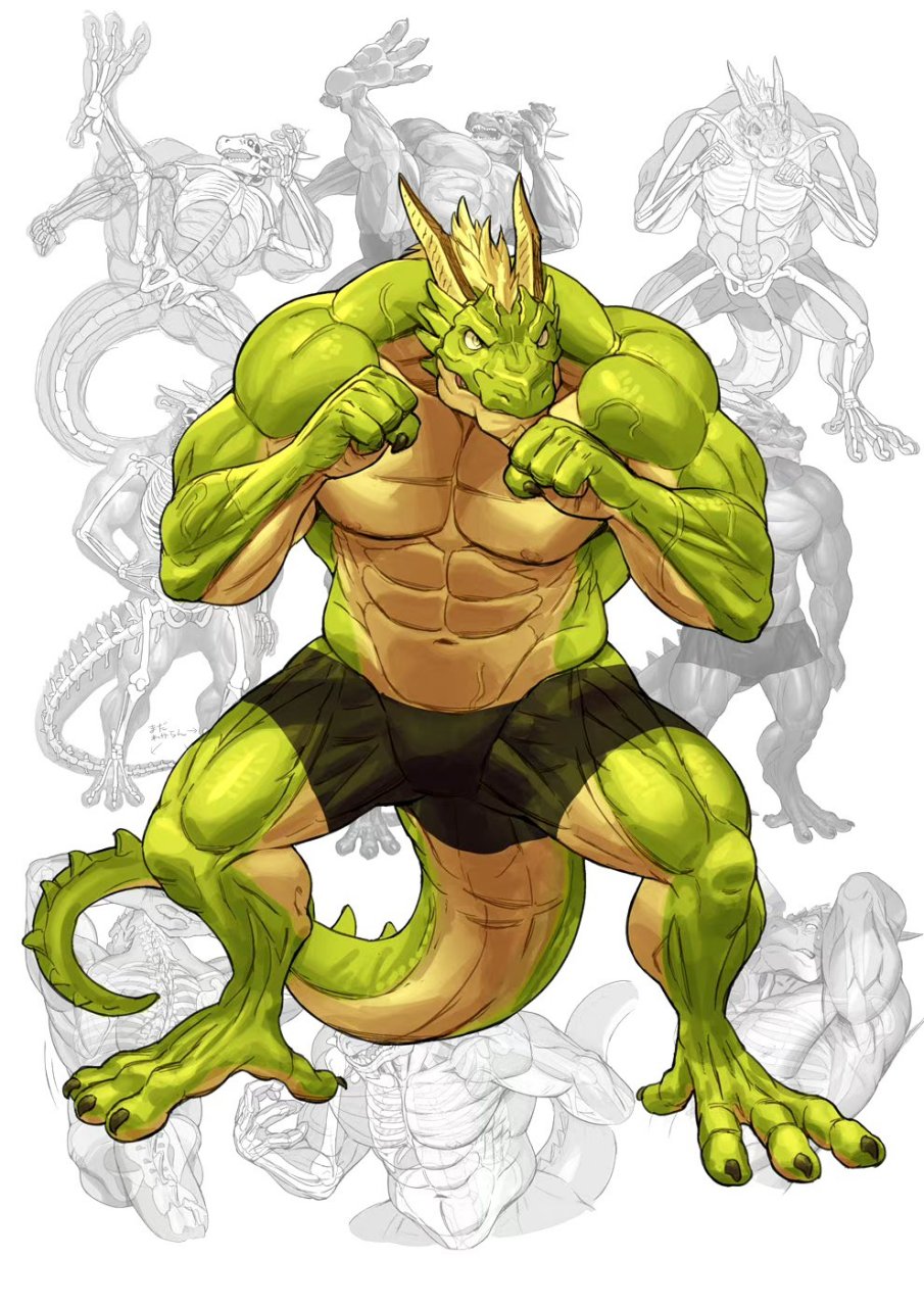 如果龙珠中的神龙筋肉化,估计就没赛亚人什么事情了,by s_k_k.