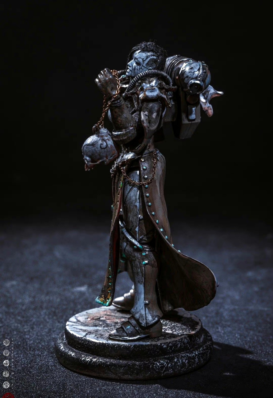 模型欣赏:冯阳昆老师新作品,战锤系列纳垢修女,摄影 junepop.