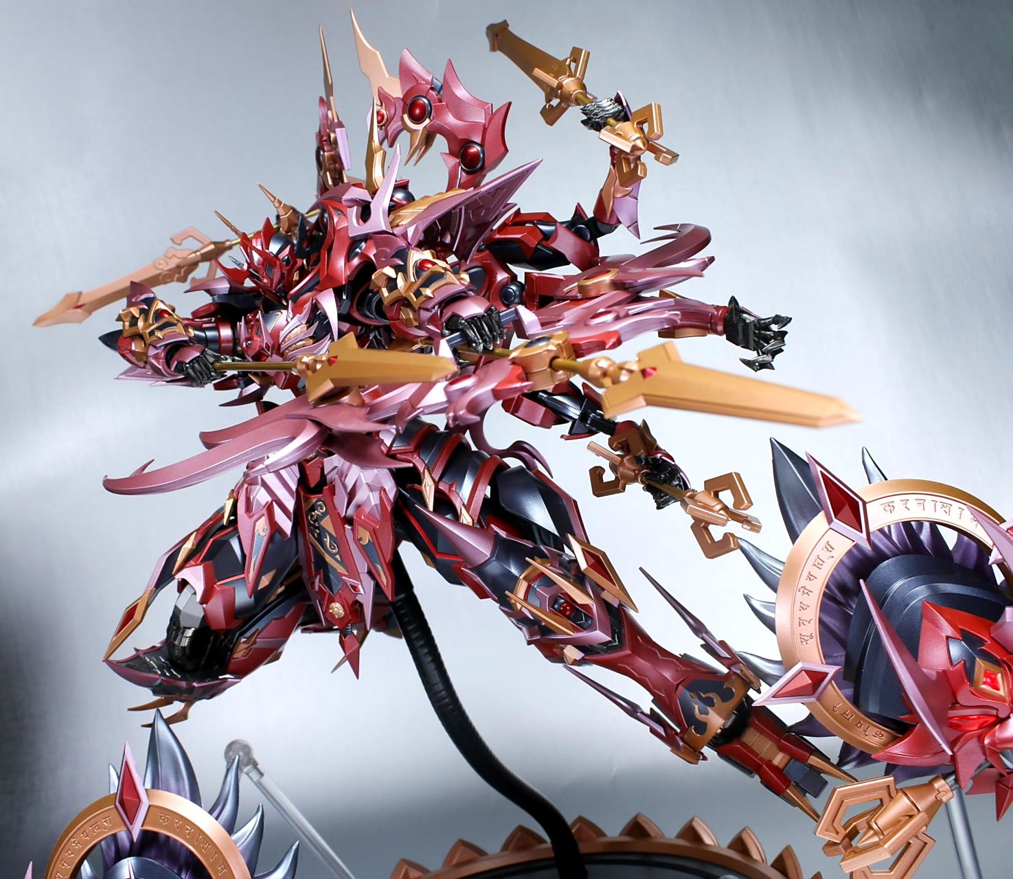 模型欣赏:藏道 六道之一 神罡道·阿修罗,by 模魂工作室.