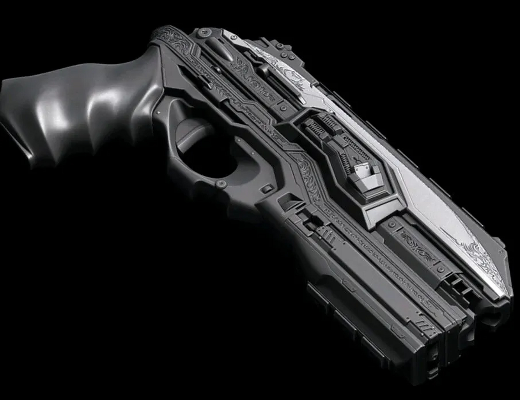 一组科幻风格的武器系统欣赏,来自动漫和游戏作品.