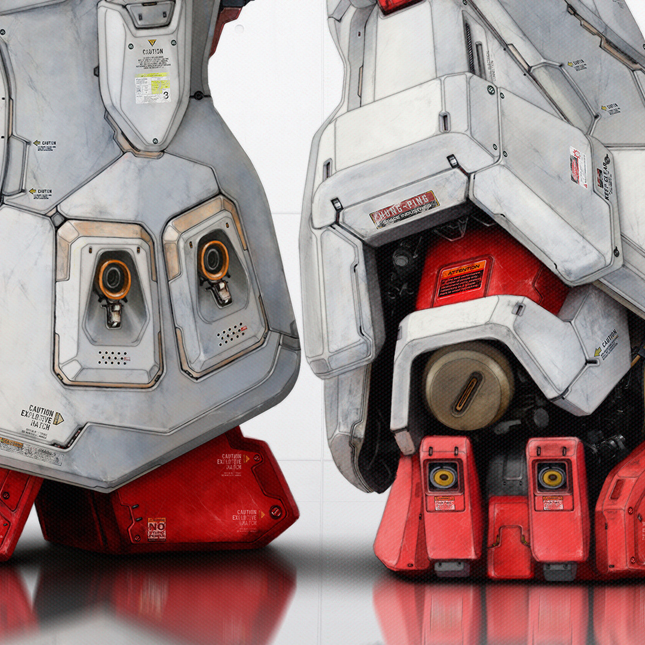 画师hung_ping创作的机动战士高达0083 rx-78gp-02 高达gp02"酸漿果".