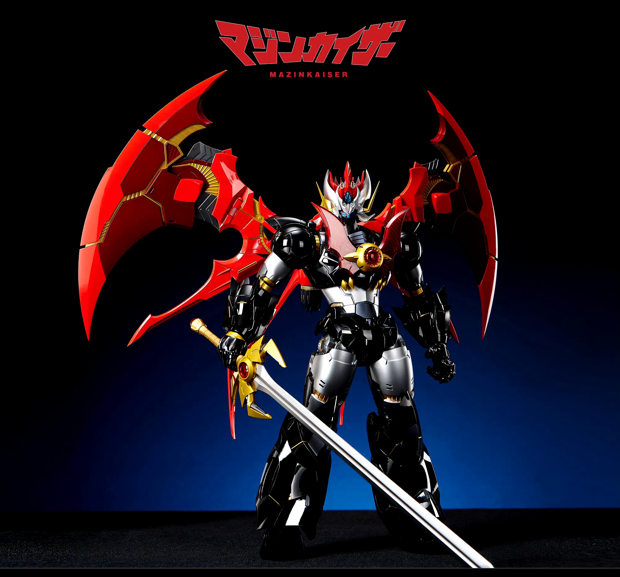 模型欣赏:blitzway 超可动合金 mazinkaiser 魔神凯撒