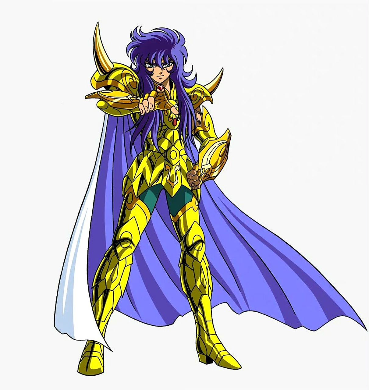 一组tv版《圣斗士星矢》黄金圣斗士原画欣赏,人物不全但十分生动.