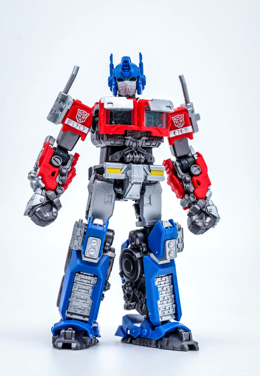 模型欣赏:布鲁可积木人 变形金刚超越版擎天柱,by notrab.