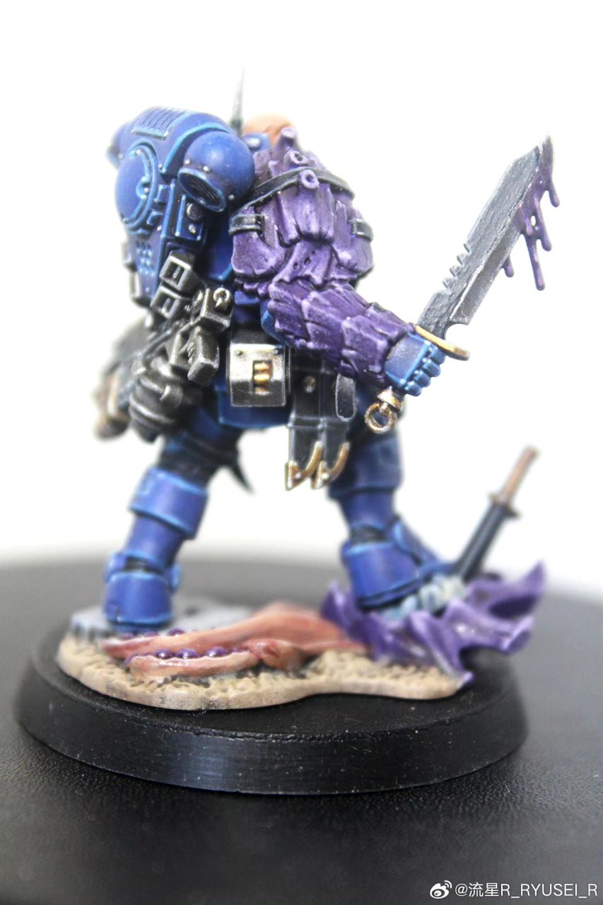 模型欣赏:战锤40k 卡尔加与复合武器副官 676767,by 流星 r