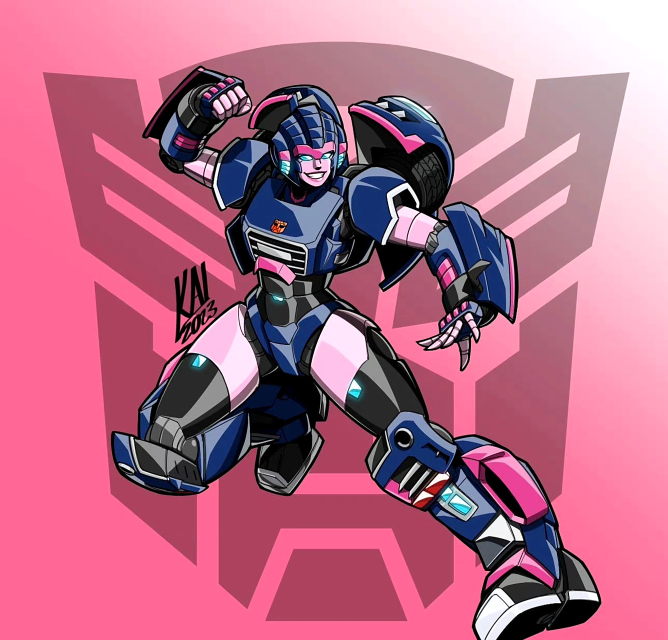 一组各种配色的阿尔茜,by kairito01.#动漫# #插画# #二次元