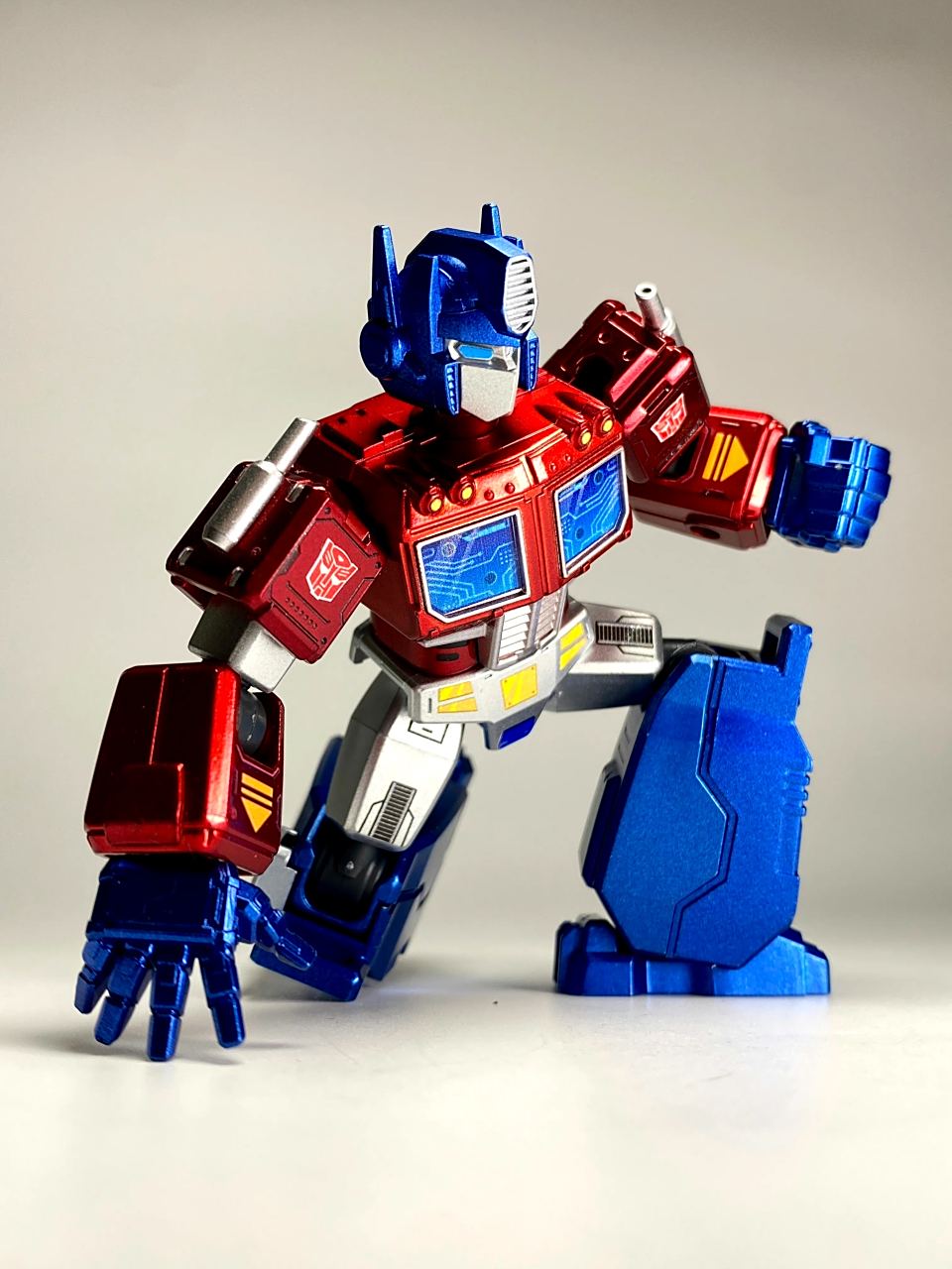 模型欣赏:布鲁可积木 擎天柱 隐藏款,by 漫港湾.