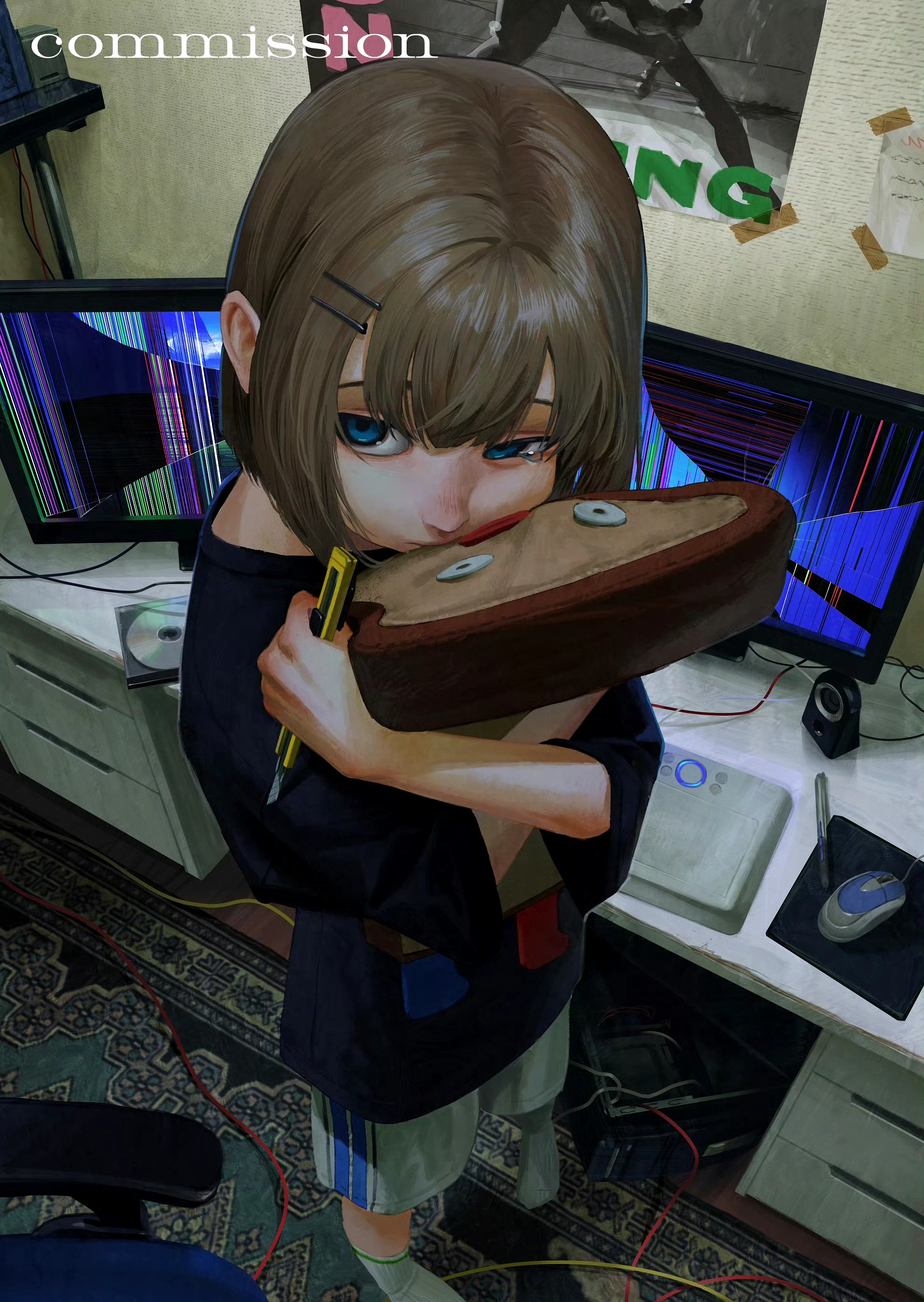 营造出迷离的氛围,传递出内敛的情感和深大透视动漫透视 人物动漫人物