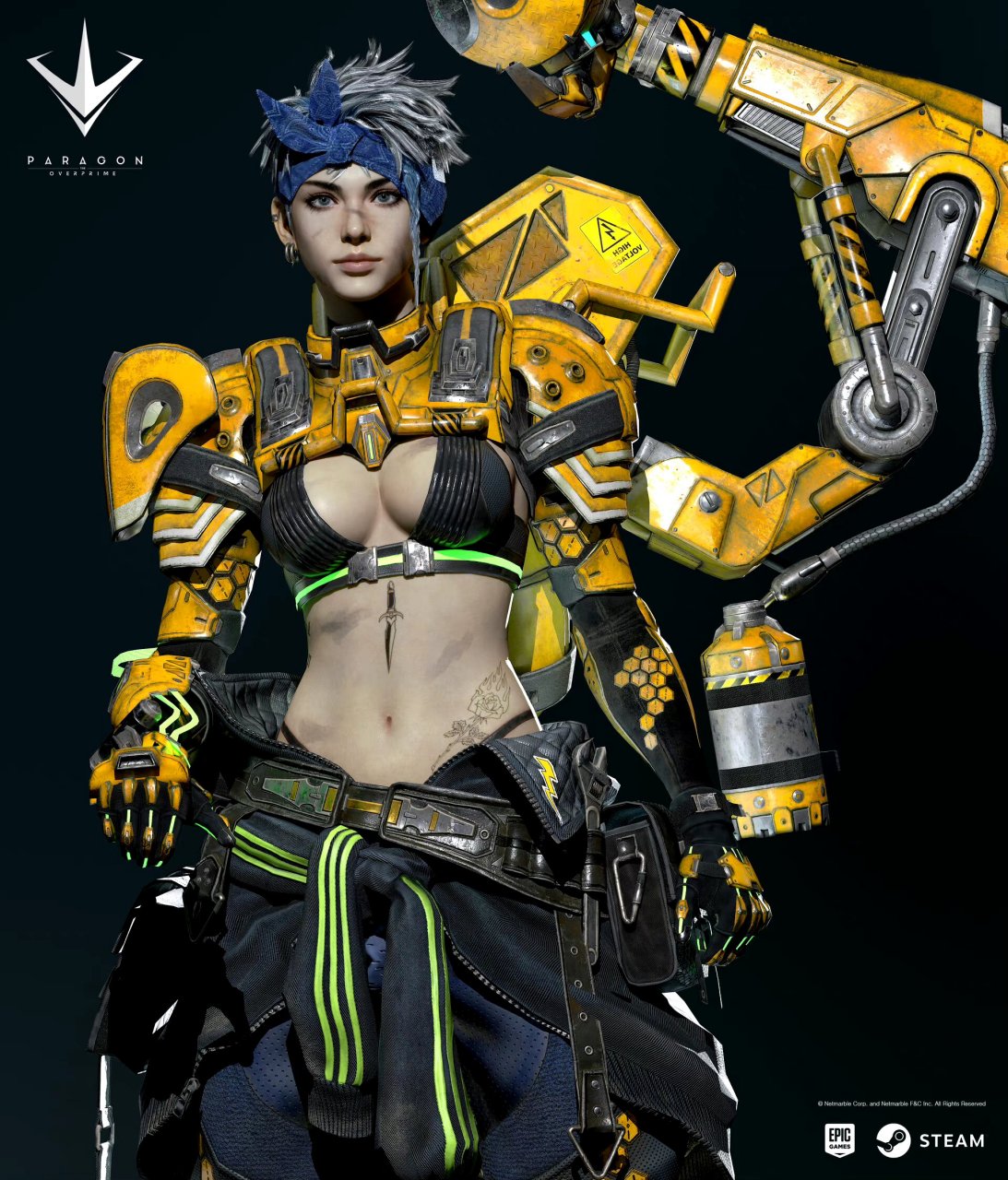 建模欣赏:游戏《虚幻争霸》gadget ,建模师kim seung.