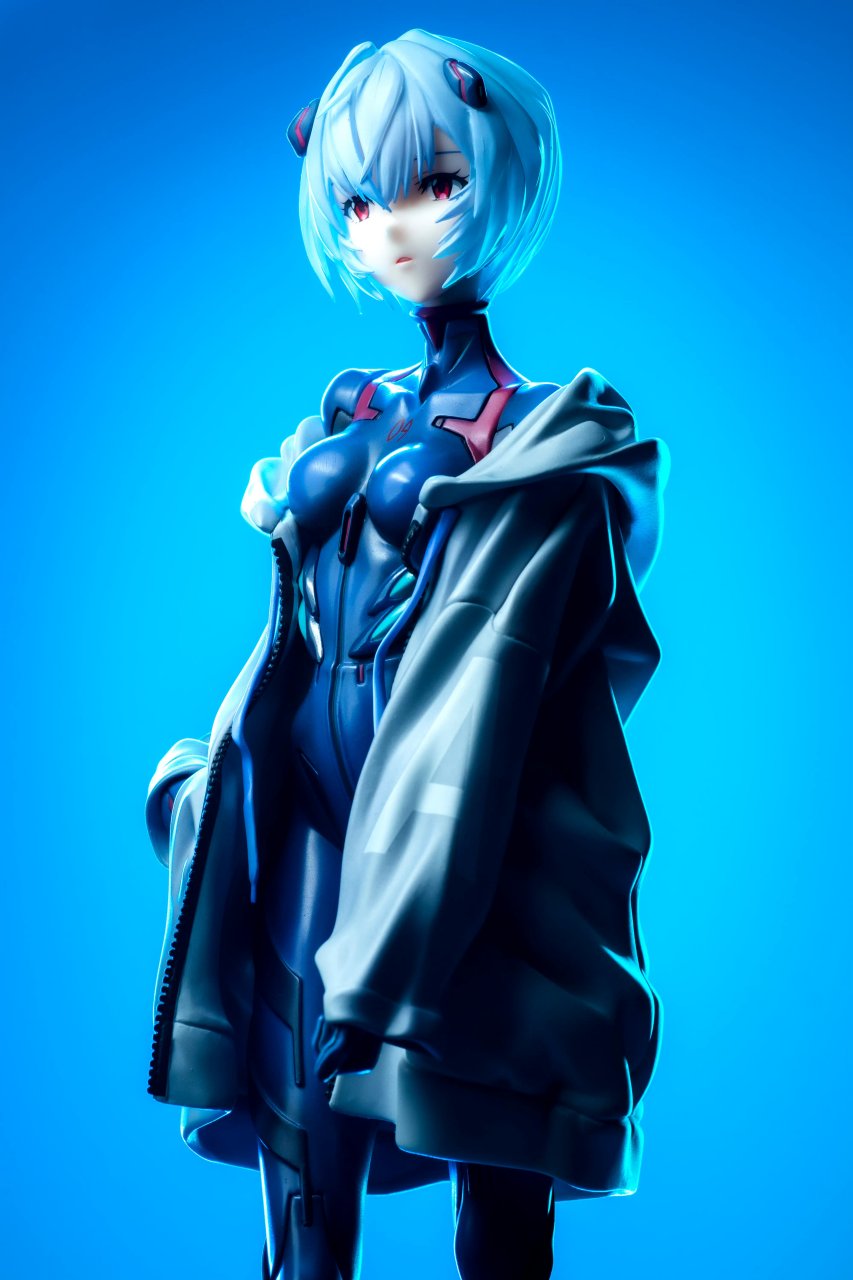 模型欣赏:alter 米山舞 新世纪福音战士 黑色绫波丽,by lam闻风.