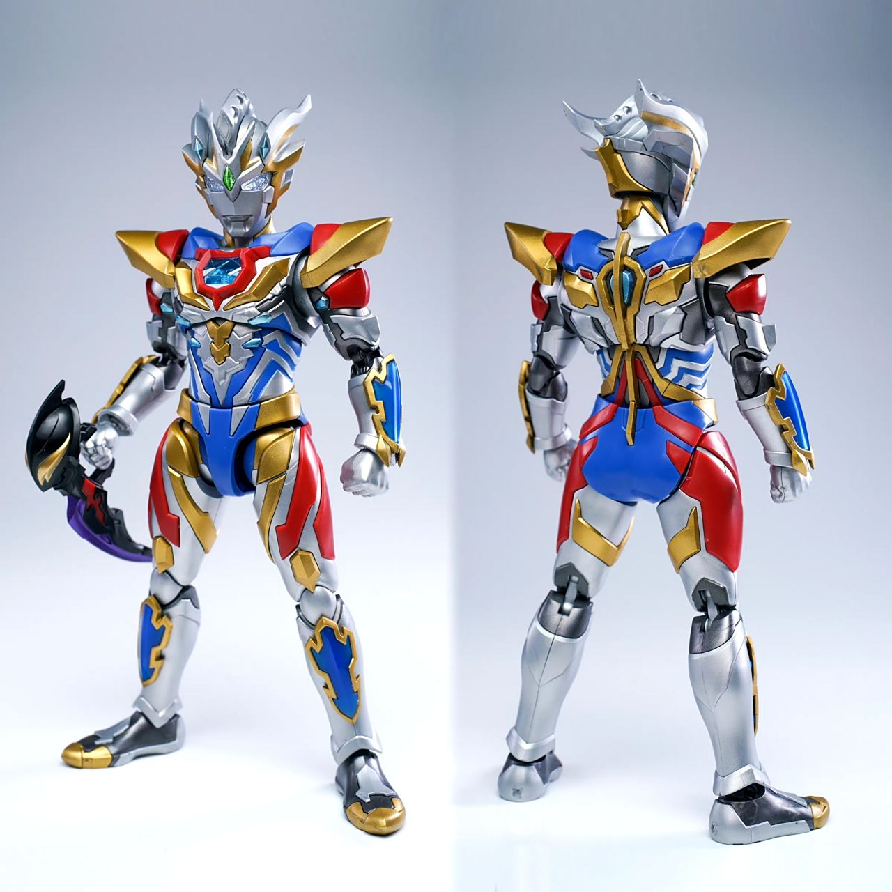 布鲁可 奥特名鉴-传奇版系列 第二弹 泽塔奥特曼 德尔塔天爪,by 模魂