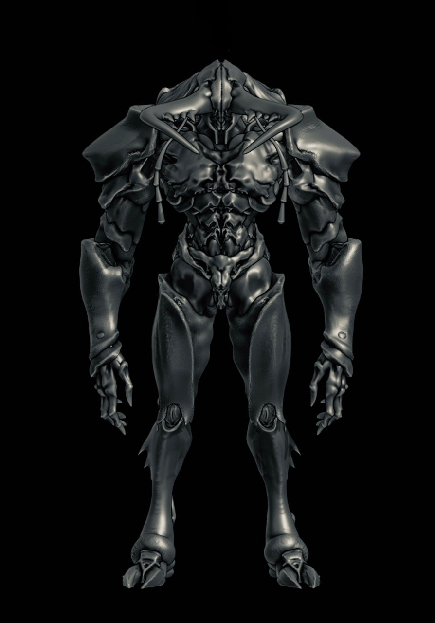 建模欣赏:虫系列 人工进化实验体b0199 大王虎甲,模型师 杨有点儿.