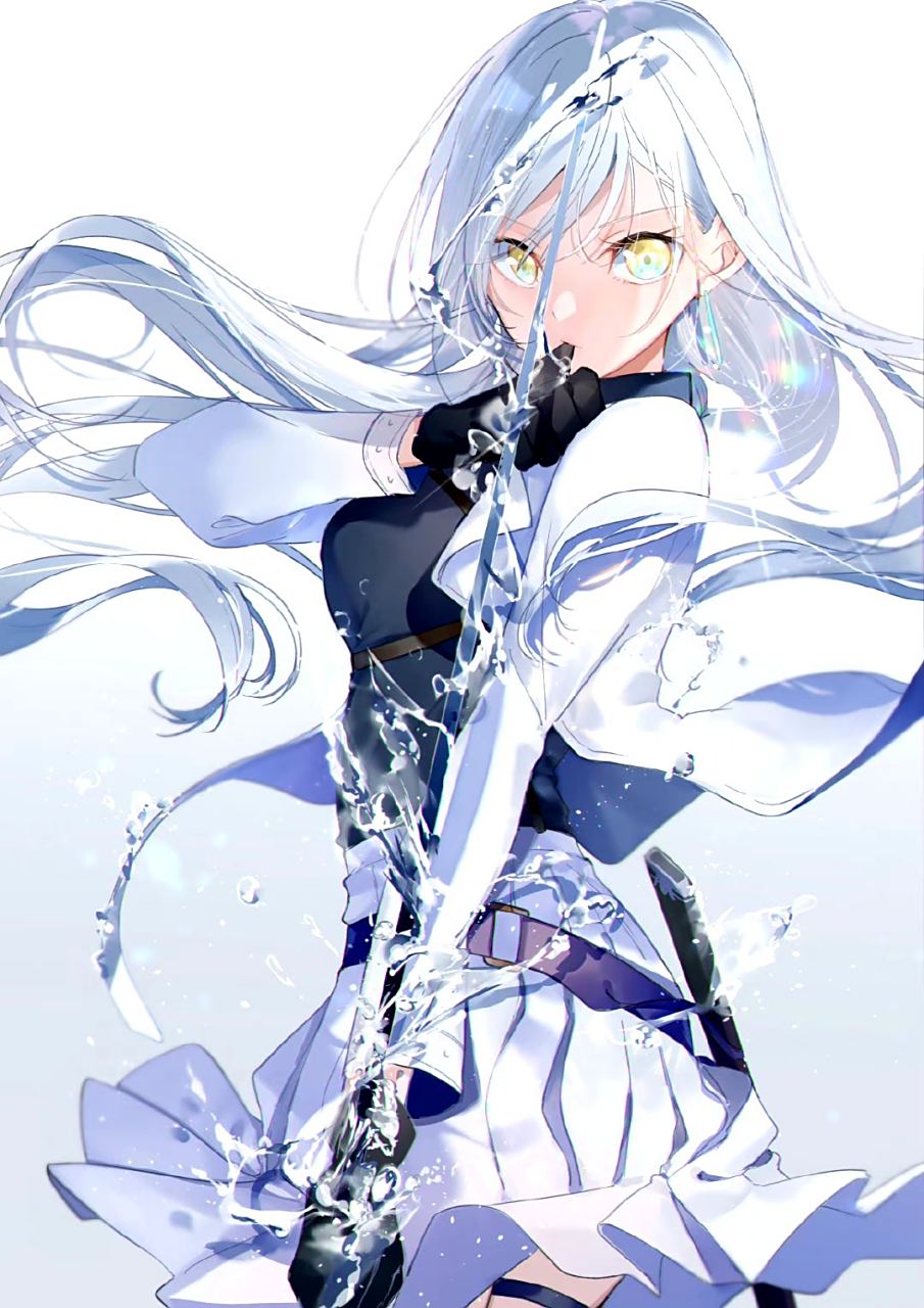 画师美和野ら动漫角色插画欣赏,画风清新,对于角色双眸刻画十分传神.