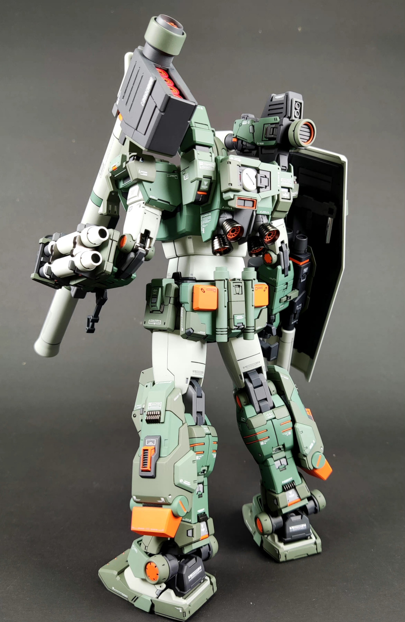 模型欣赏:机动战士高达 gto 全装甲高达 fa78,by raindrop wang.