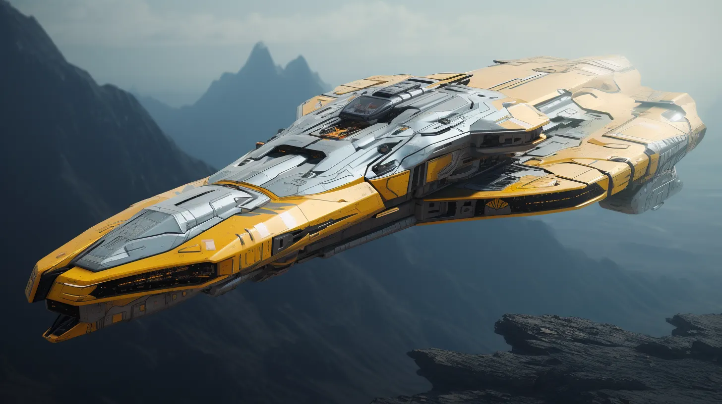 ai生成的一组太空战舰设计作品,展现了人类未来各种造型的飞船,期待这