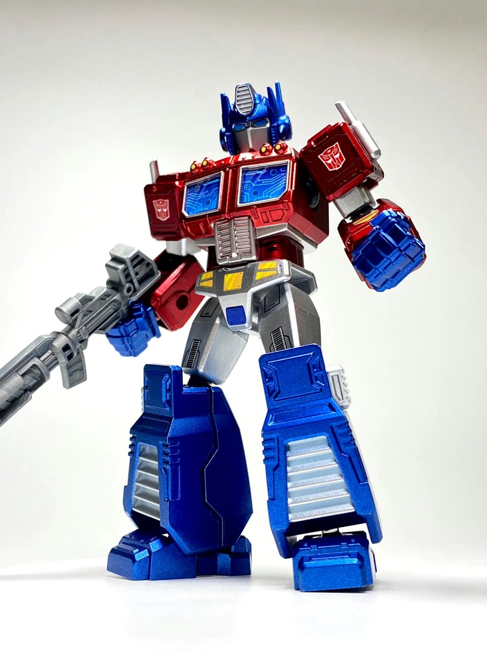 模型欣赏:布鲁可积木 擎天柱 隐藏款,by 漫港湾.