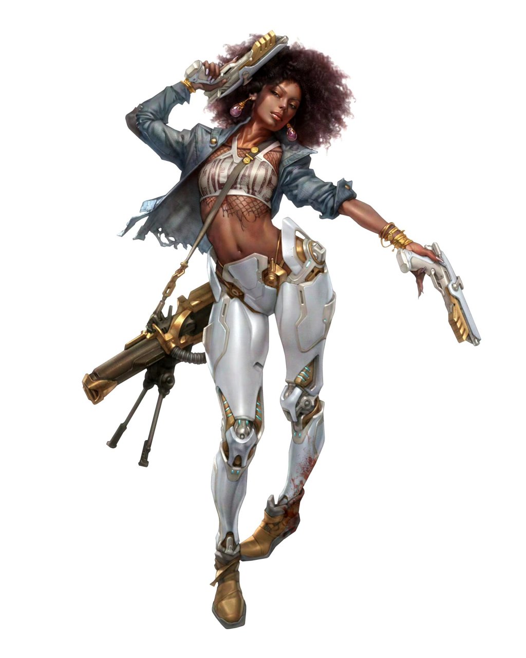 画师christophe young奇幻角色插画欣赏,人物刻画生动华丽,服饰富有