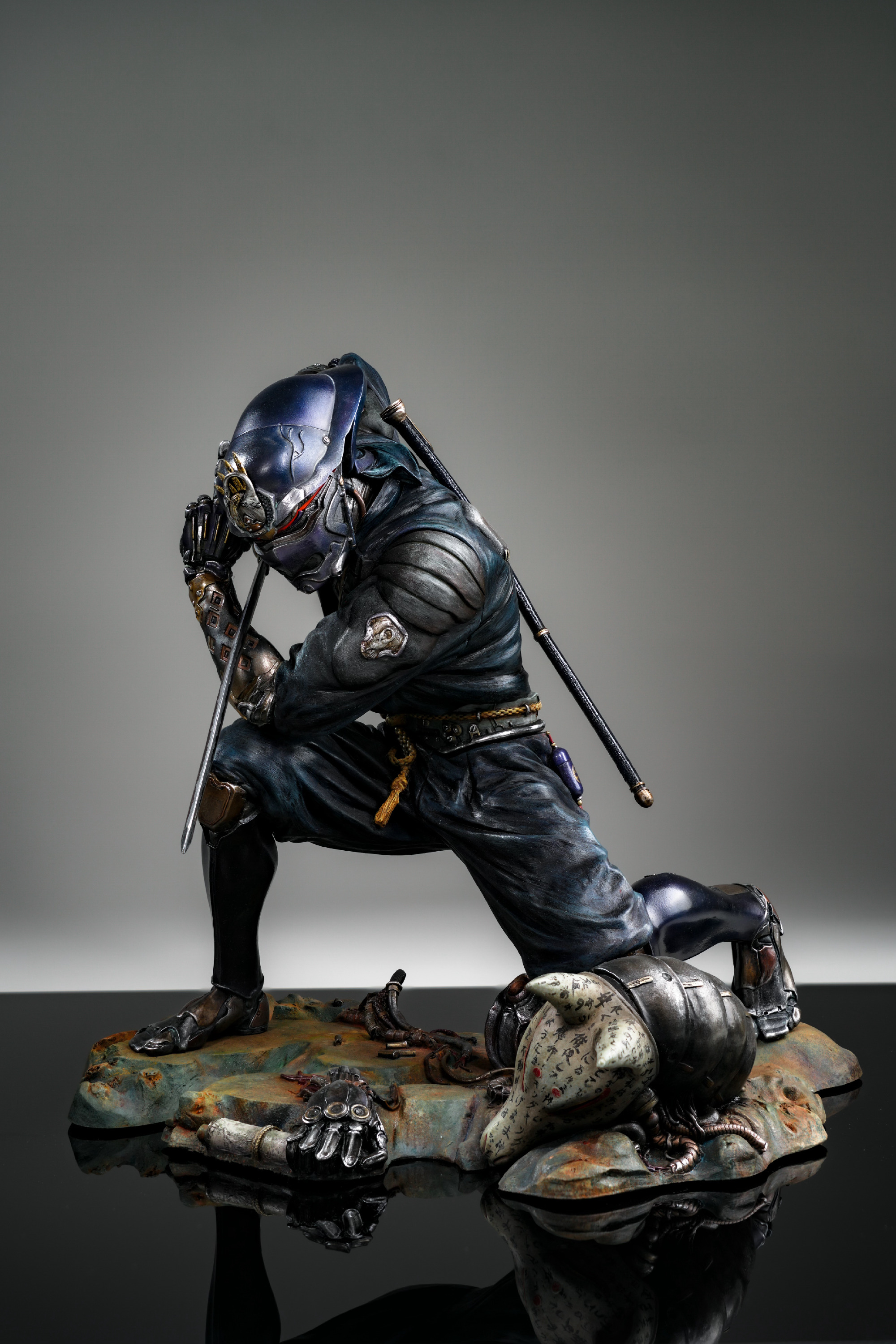 模型欣赏:竹谷隆之 未来忍者 白怒火,涂装师:庞晋皖.