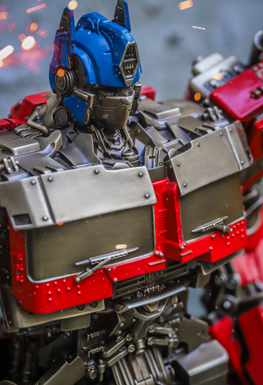 模型欣赏:铜师傅 《变形金刚:超能勇士崛起》擎天柱,by notrab.