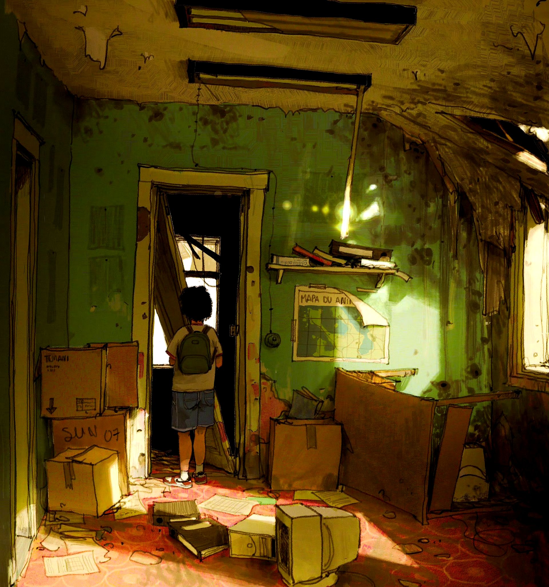 插画师alariko动漫场景绘画作品欣赏