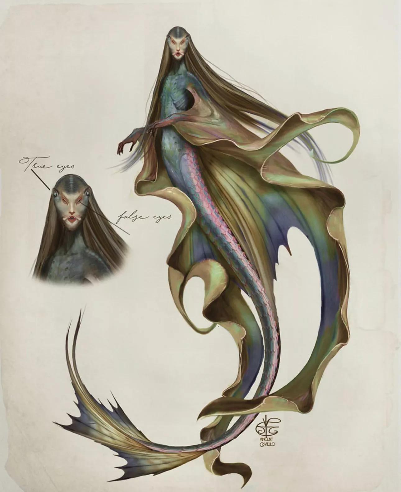 一组奇幻生物插画欣赏,都是欧美民间传说中的生物,by vincent cov