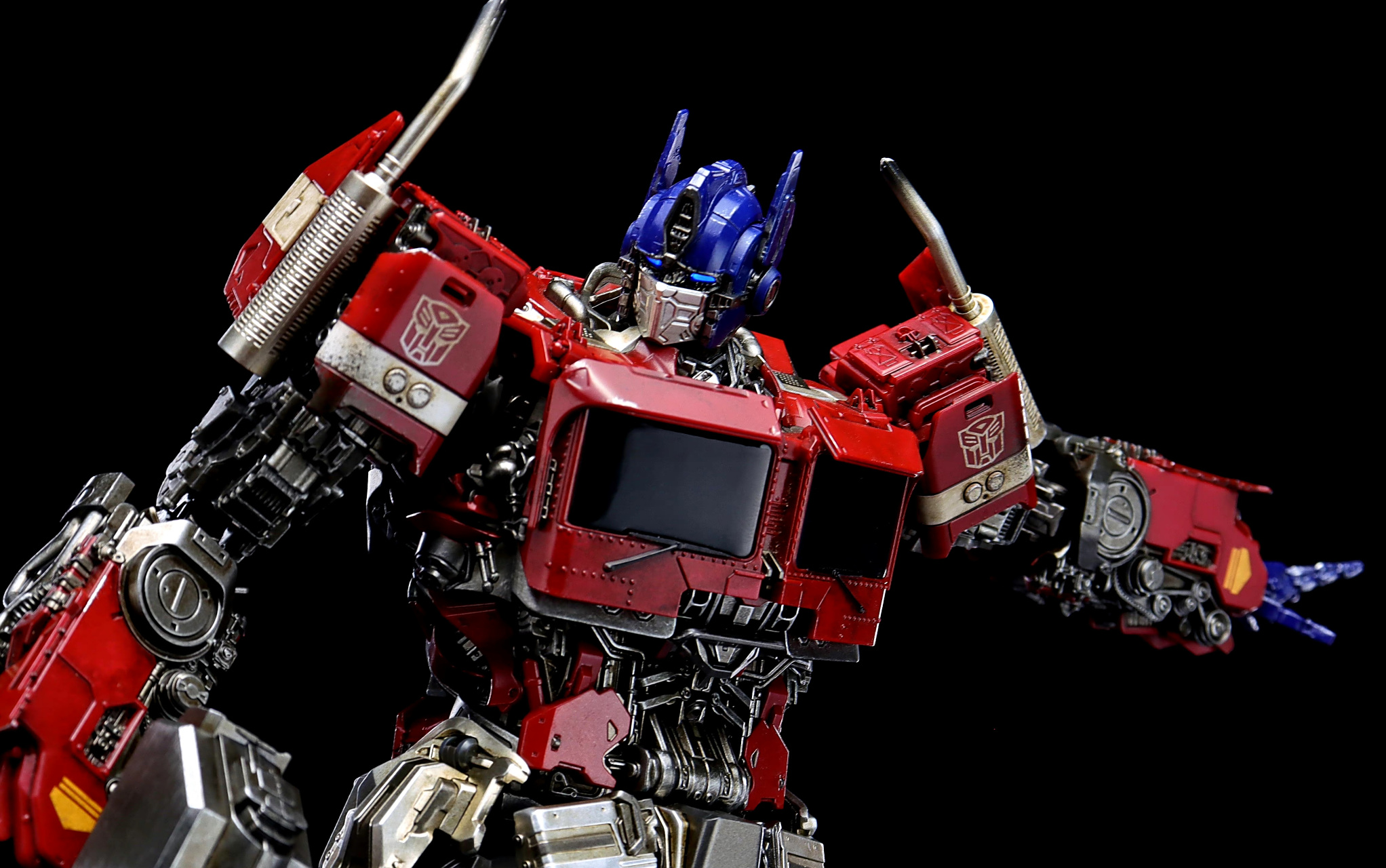 模型欣赏:threezero dlx 变形金刚 外传擎天柱,by 啊啊煌啊.