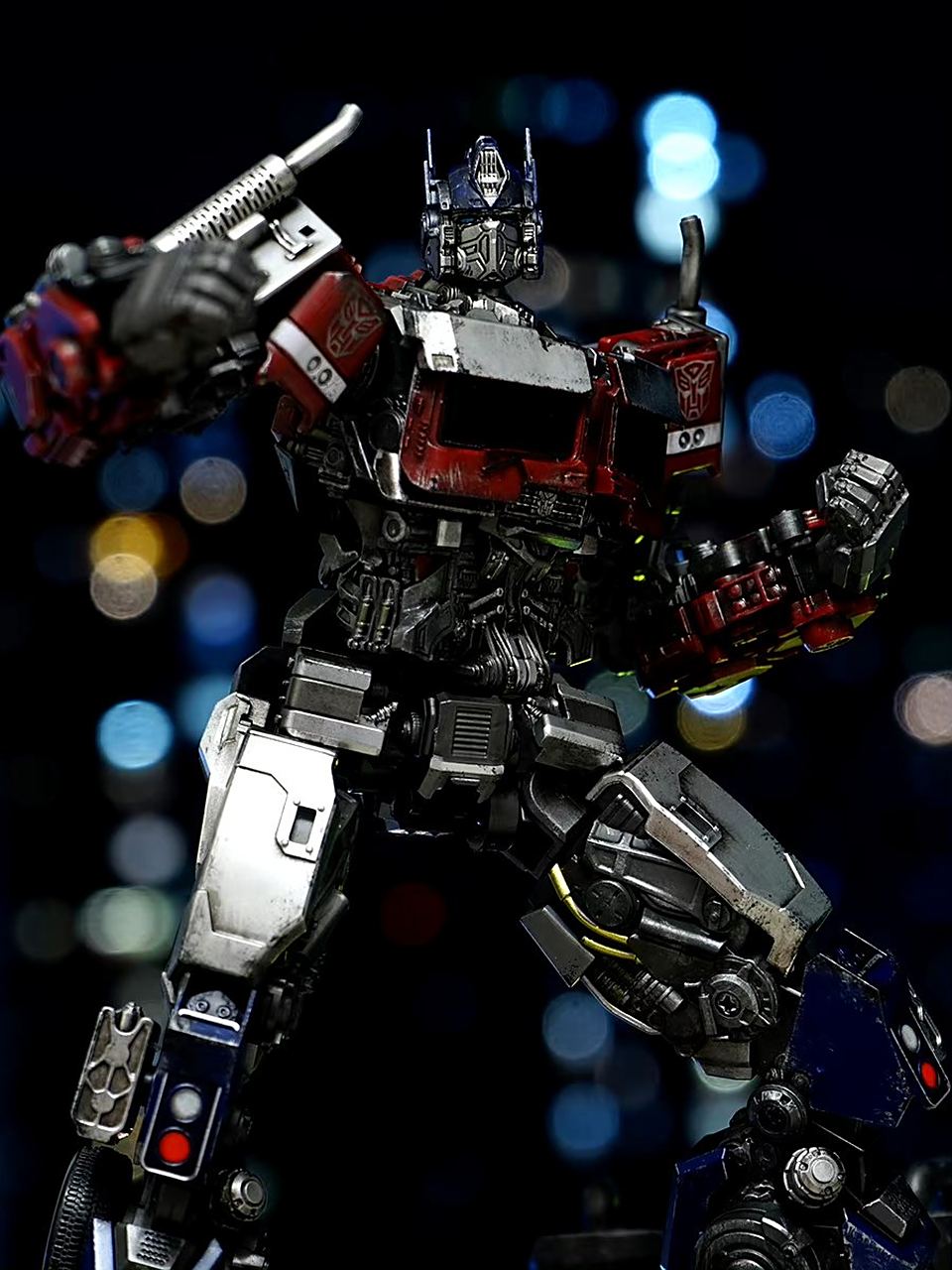模型欣赏:yolopark 《变形金刚:超能勇士崛起》擎天柱重涂,by mr