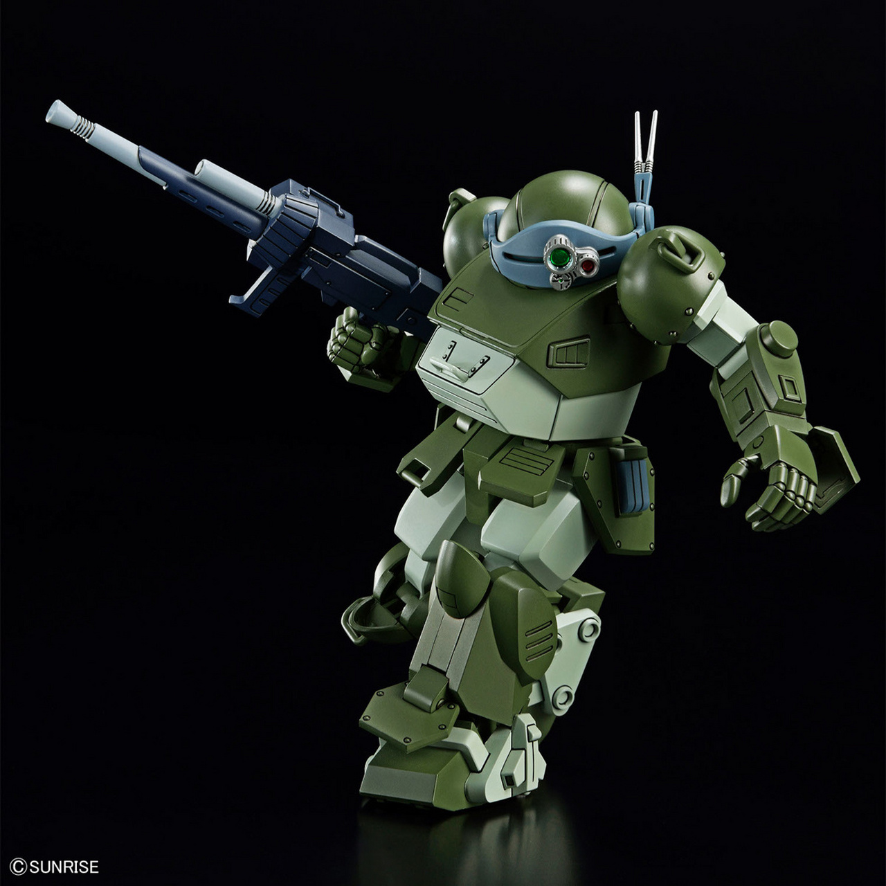模型欣赏:万代 《装甲骑兵votoms》hg 眼镜犬 封绘与官图.