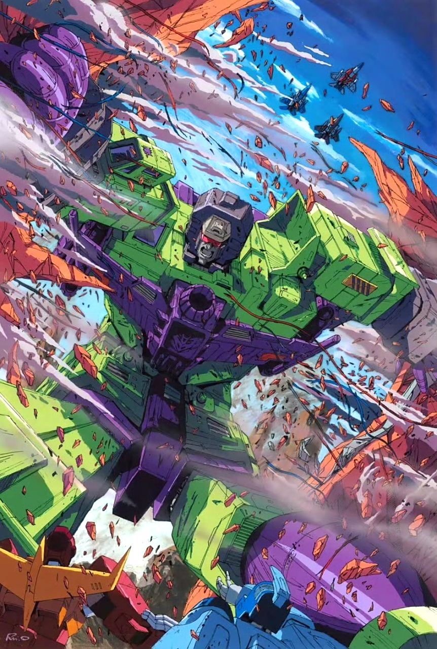 动漫# #插画# #变形金刚