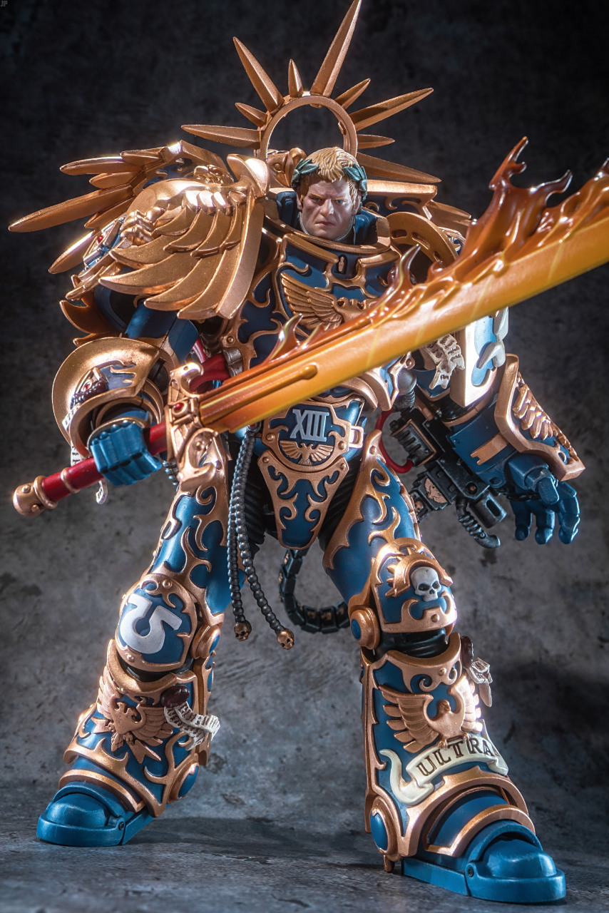 模型欣赏:暗源 战锤40k  基里曼,by junepop.#游戏# #模型# #战锤40k